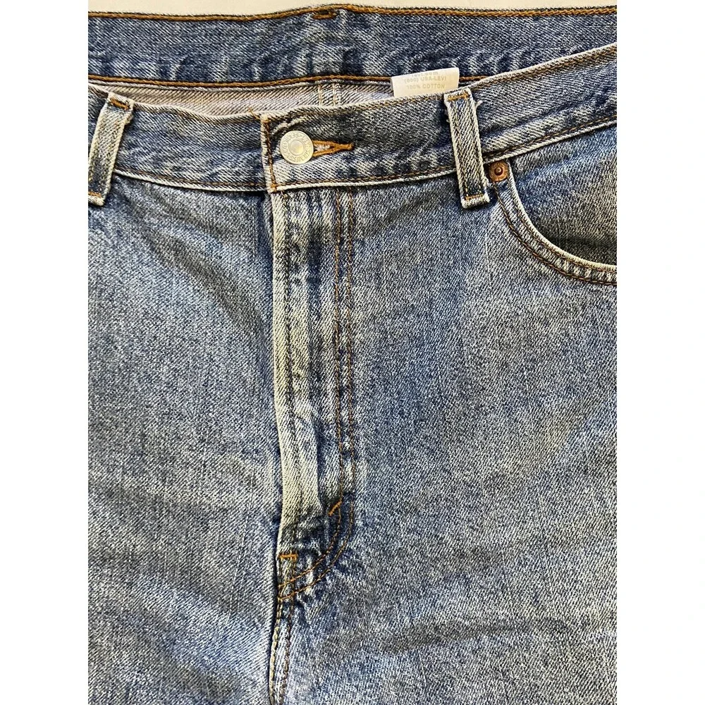 Levi's 550 Relaxed‎ Fit Denim Shorts Men's 36 Med Wash 90's Y2K Skater Grunge